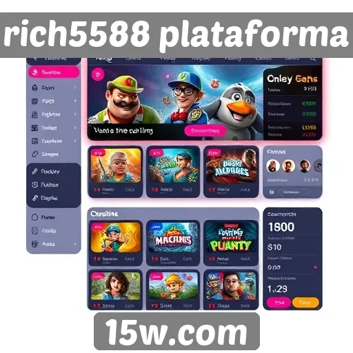 Análise da interface do usuário do rich5588 plataforma